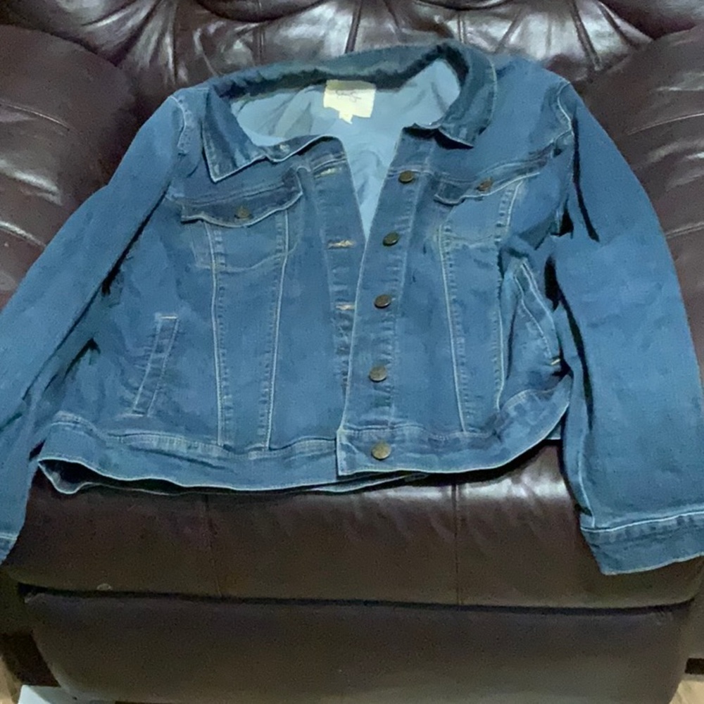 Jessica Simpson denim jacket size 1x
